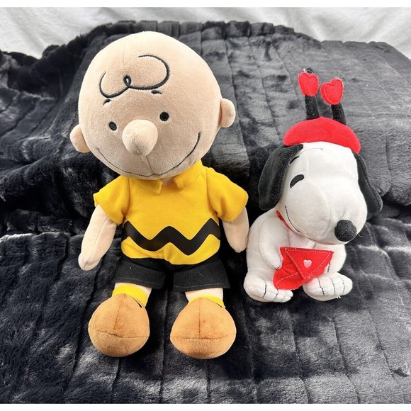 Kohl's Cares Toys Charlie Brown And Snoopy Peanuts Gang Stuffed Animal Plush Lot 2 Poshmark